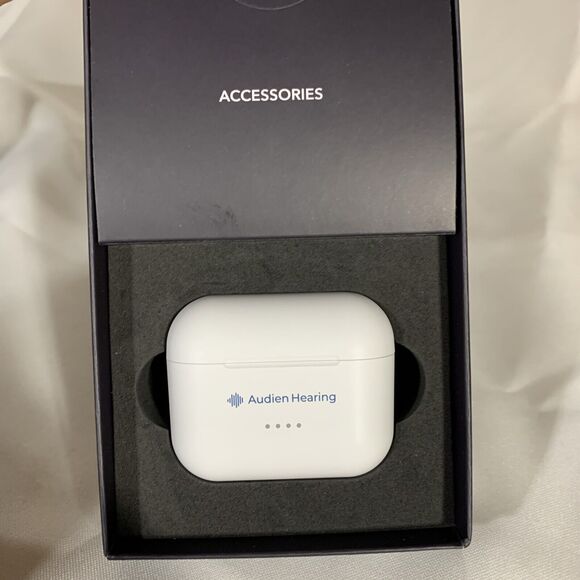 Audien Atom Pro 2 Rechargeable OTC Hearing Aids, New In Box Original Packing - Picture 3 of 5